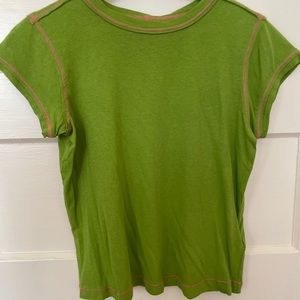 Free people Green baby tee